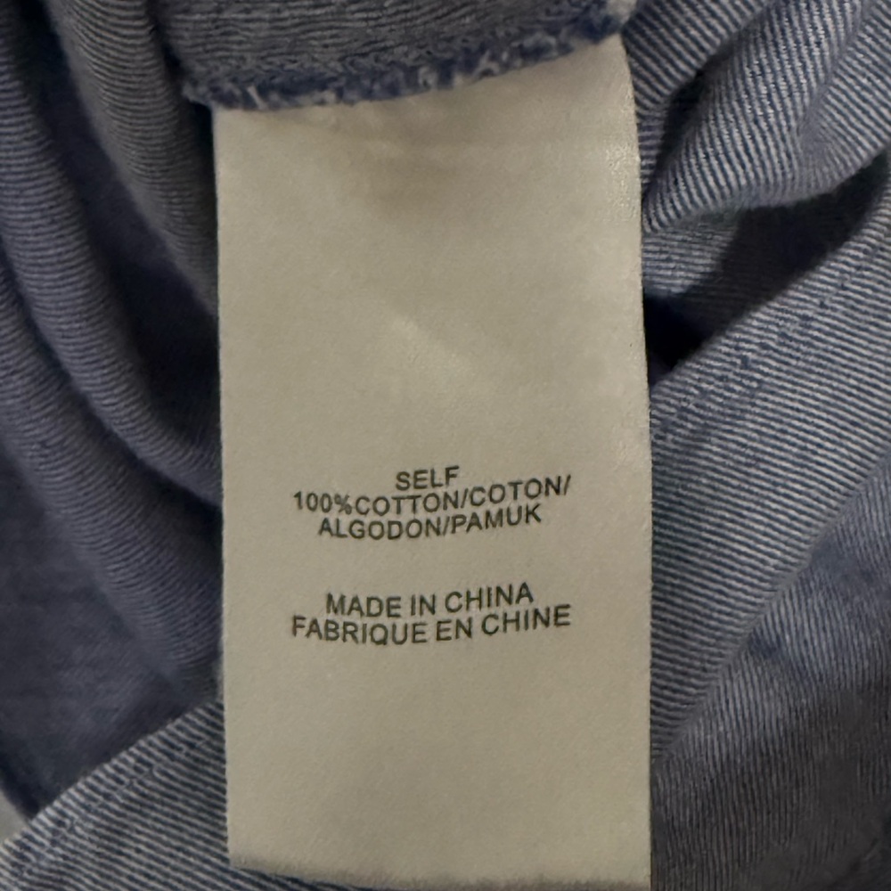 Tibi Light Blue Ruffled‎ Button Down Shirt - Picture 11 of 13